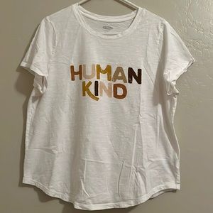 Old navy human kind tshirt